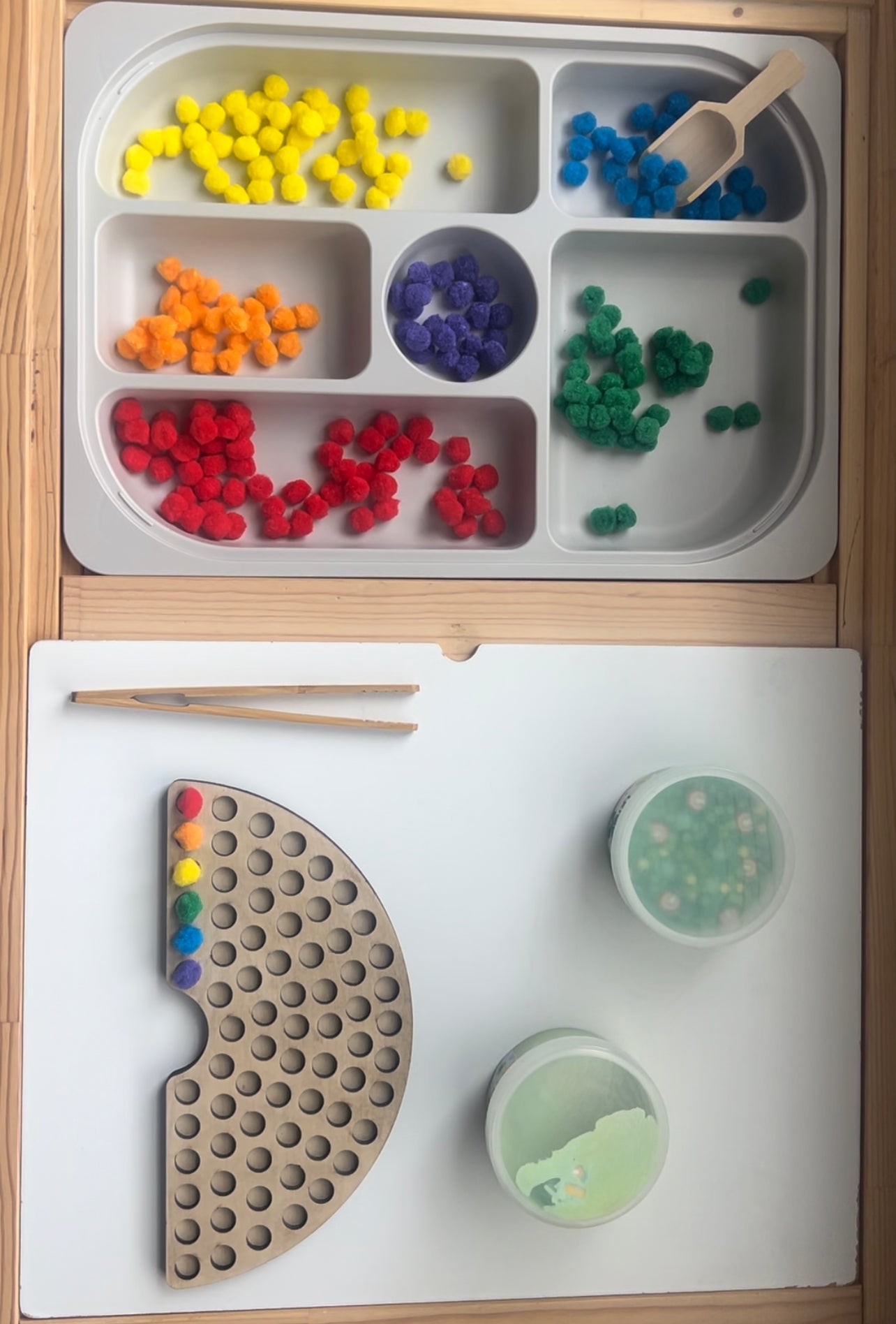 Rainbow Sorting Tray