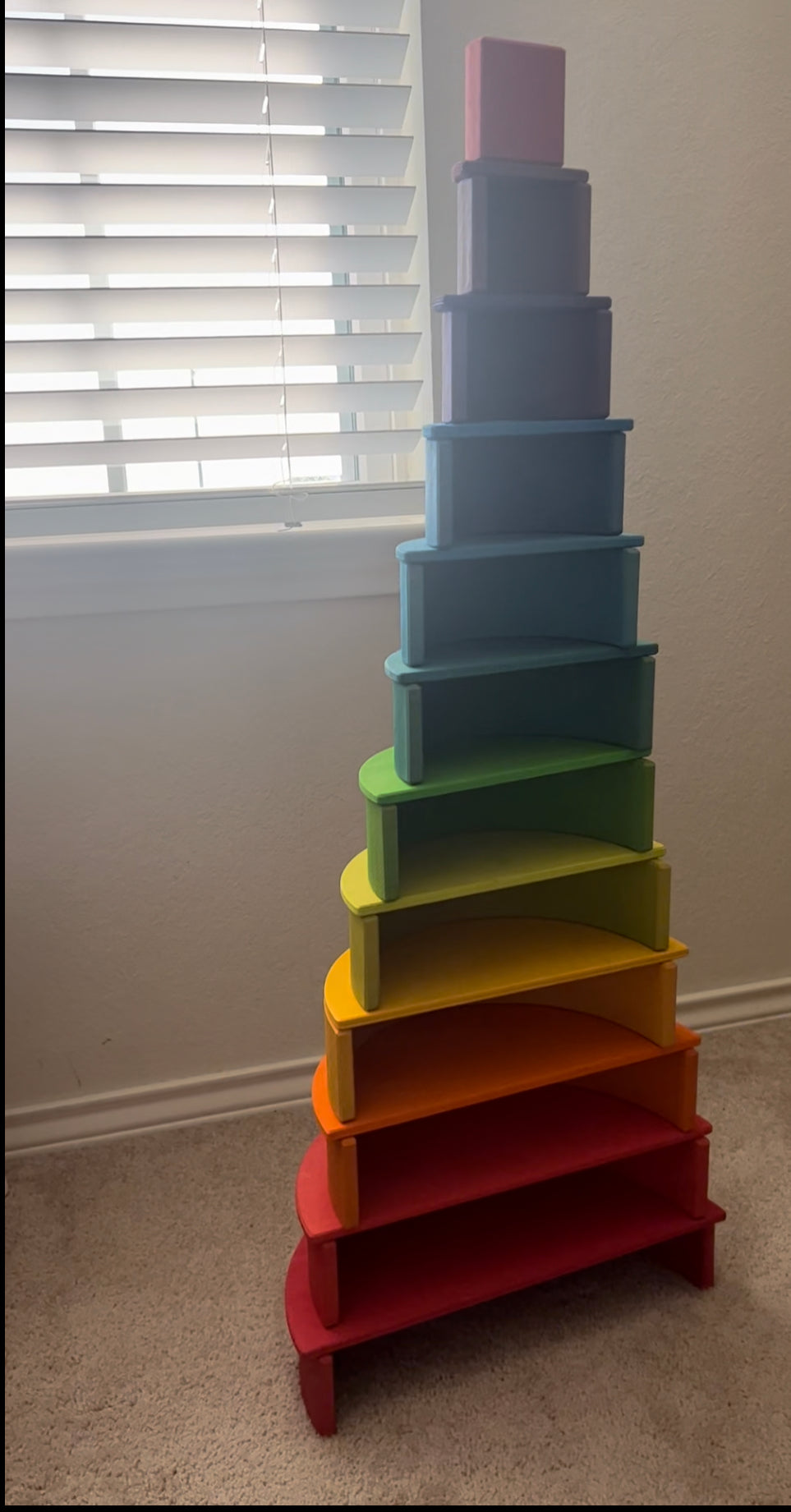 Large Rainbow Stacker