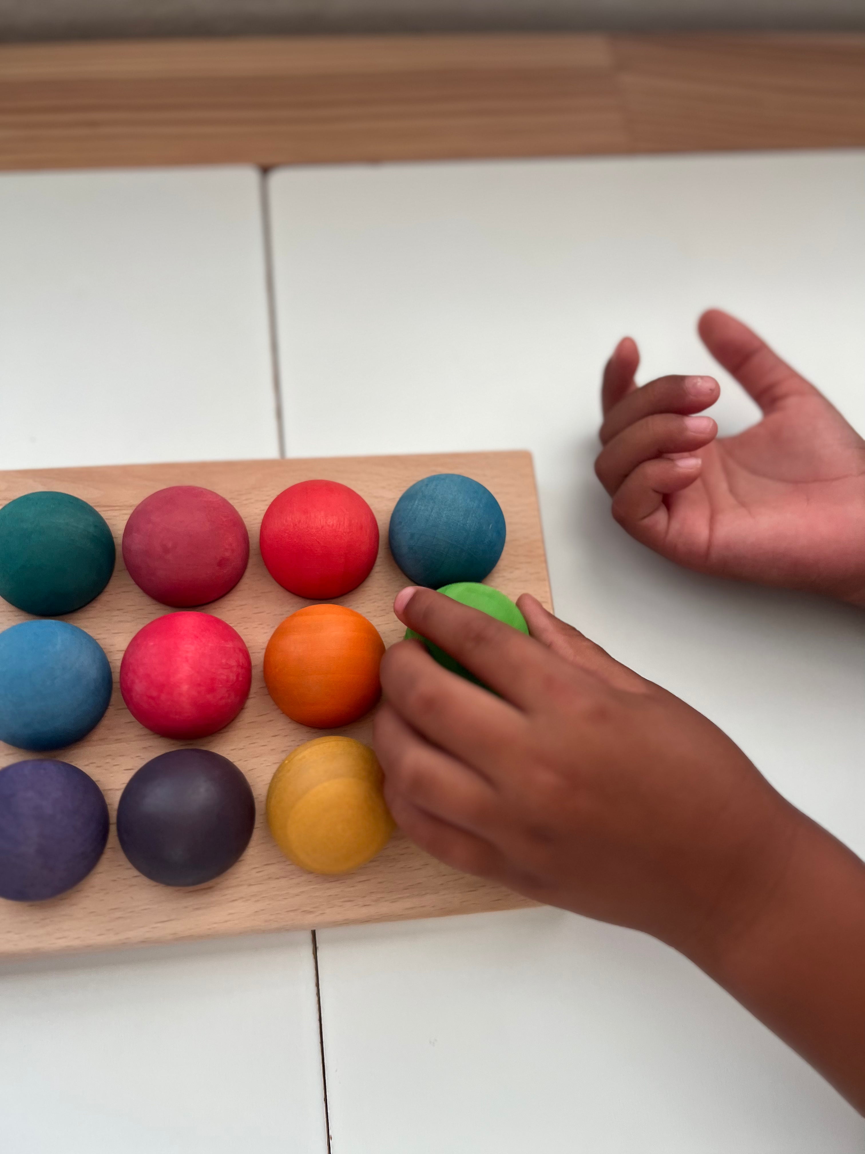 Giant Rainbow Marbles