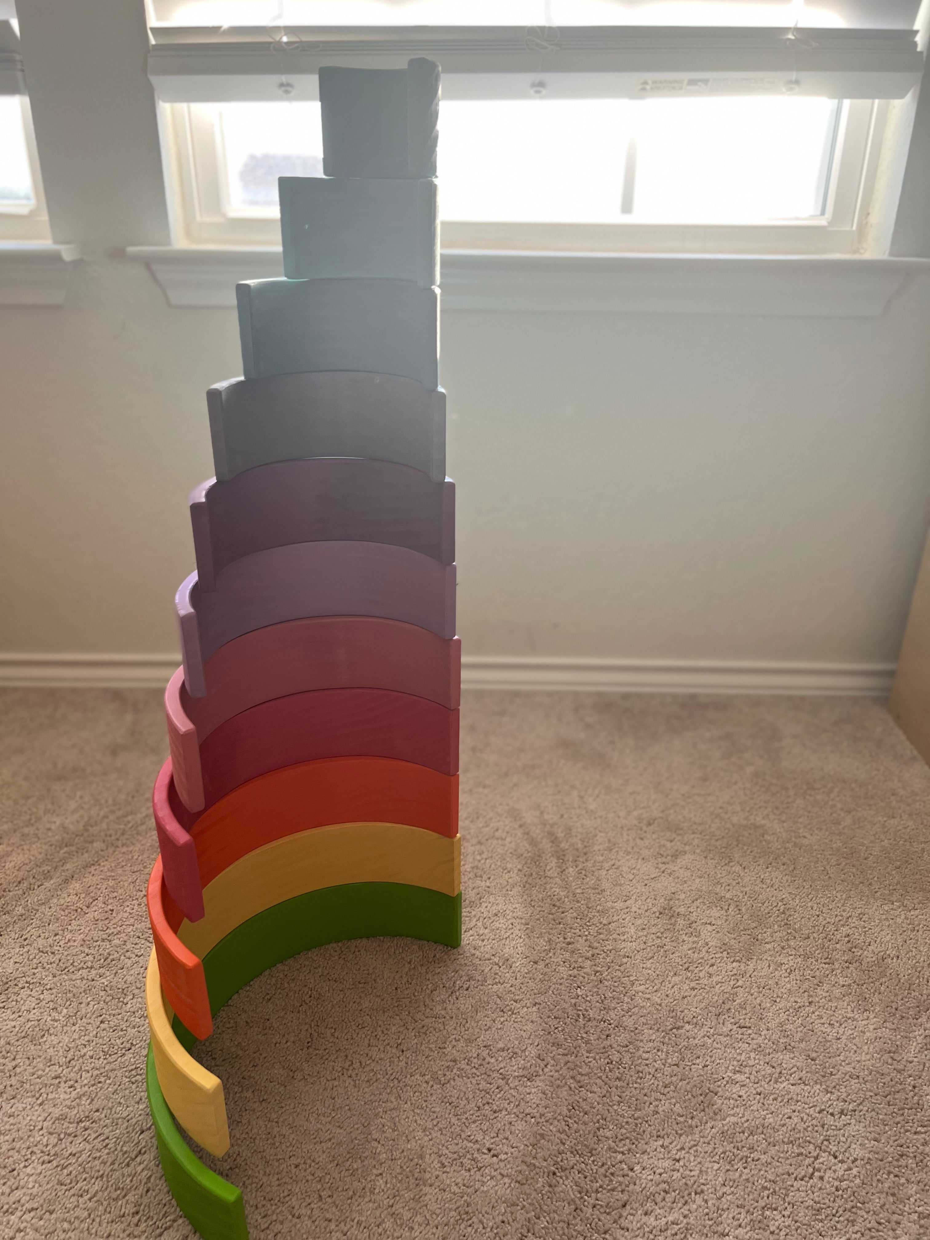 Large Rainbow Stacker